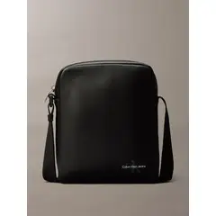 CALVIN KLEIN - Bolso Reporter con Logo Negro