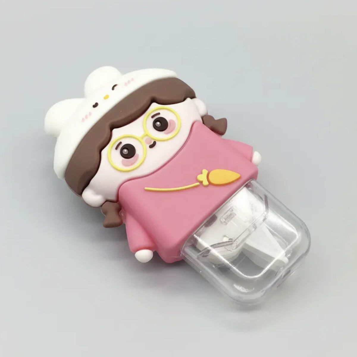 GENERICO - Cinta Correctora Blanca Niña Kawaii - 2 Pcs 5mm