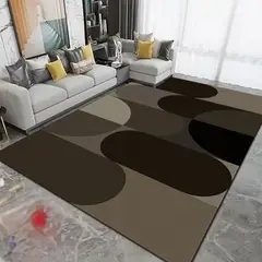 GENERICO - ALFOMBRA PARA LIVING ANTIDESLIZANTE CON DISEÑOS TRIDIMENCIONALES