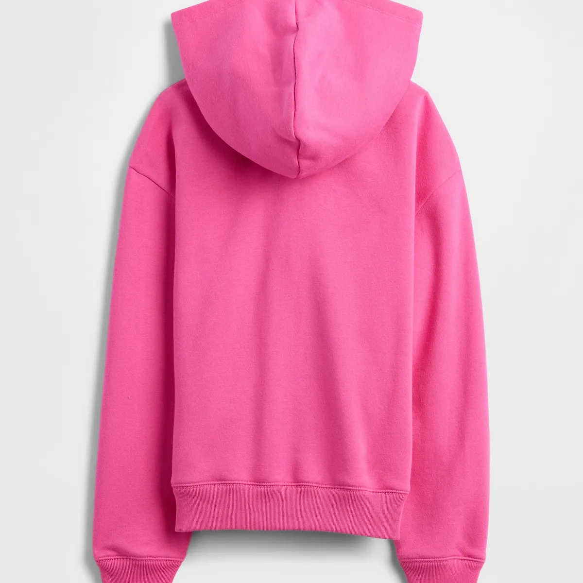 GAP - Polerón Niña Gap Con Gorro Sin Cierre Logo Rosado