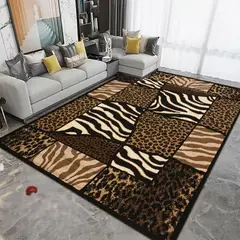 GENERICO - ALFOMBRA PARA LIVING ANTIDESLIZANTE CON DISEÑOS TRIDIMENCIONALES