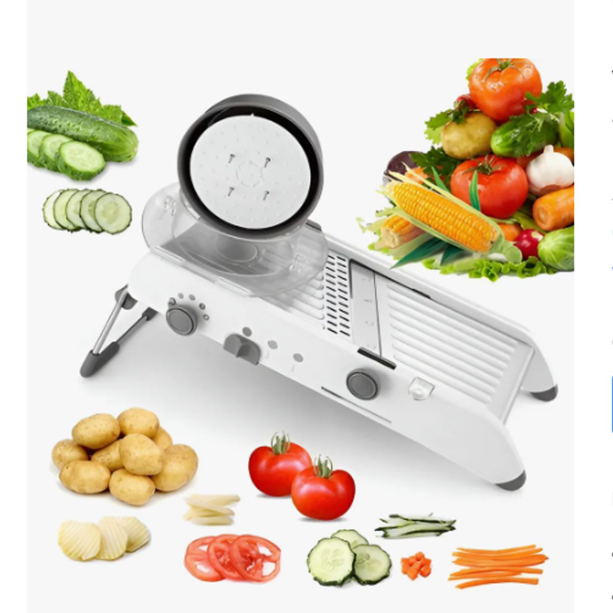 GENERICO - Mandolina Rebanador De Verduras Rallador De Vegetales