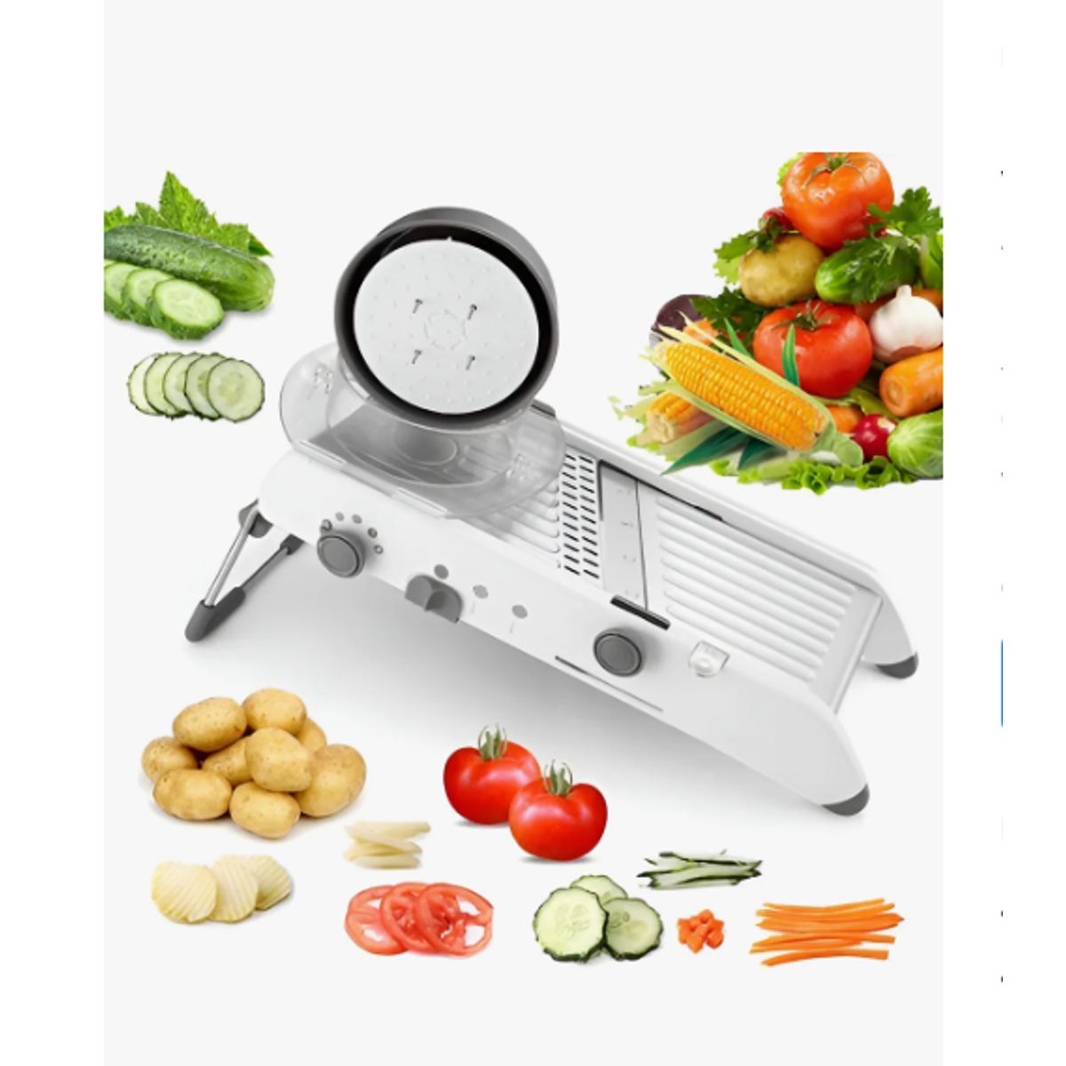 GENERICO - Mandolina Rebanador De Verduras Rallador De Vegetales