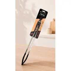 EN VARA'S MEATS & GRILL - Pinza Tenaza Gril Bbq Asado Inox 40 Cms En Varas Grill