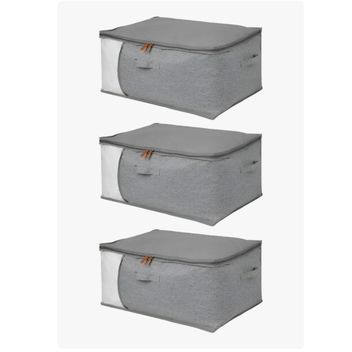 GENERICO - Pack 3 Bolsos Almacenaje Organización 85L