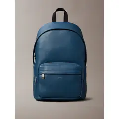 CALVIN KLEIN - Mochila Redonda Micro Pebble Azul