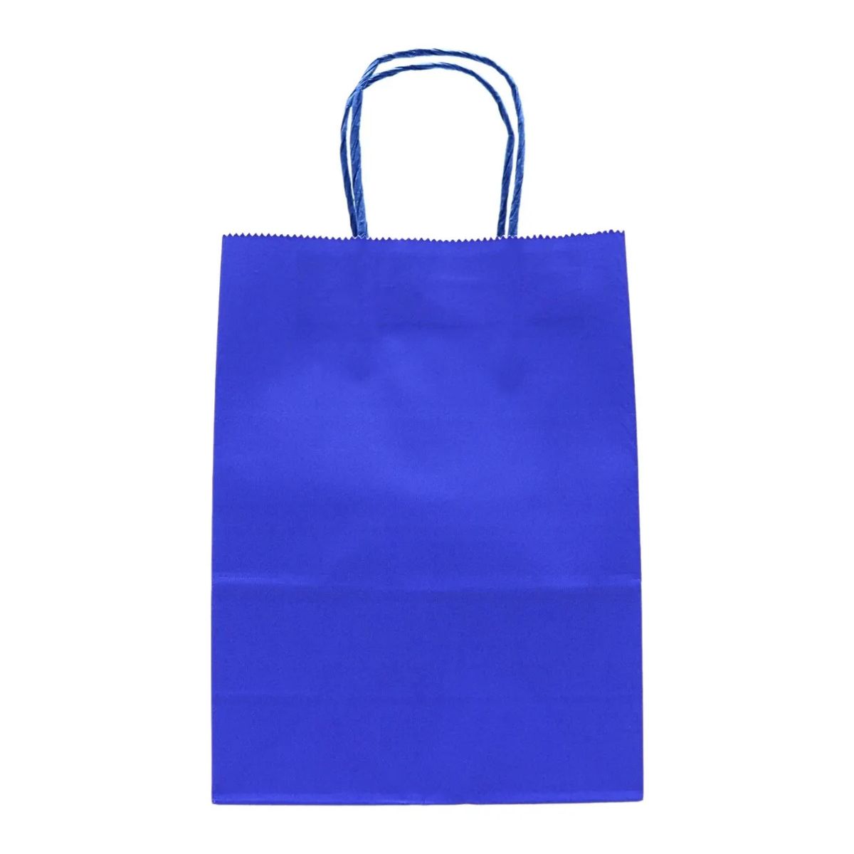 GENERICO - Bolsa de Papel Kraft Azul Pack 12 und Cotillón Regalo