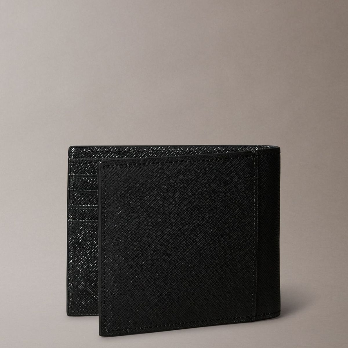 CALVIN KLEIN - Set de Billetera y Clip de Billetes En Cuero Negro Calvin Klein