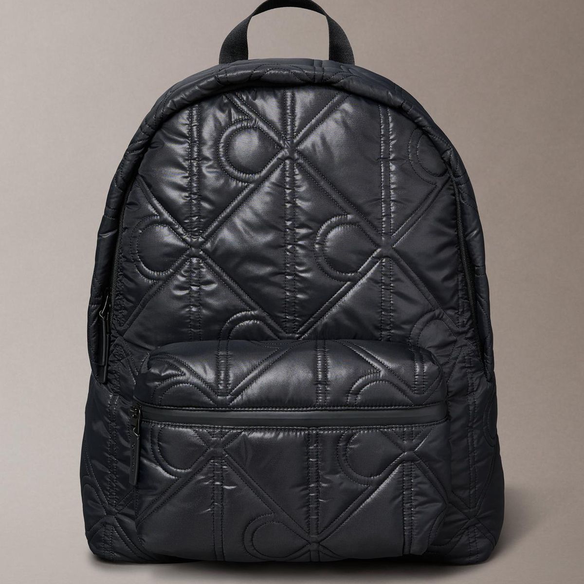 CALVIN KLEIN - Mochila Acolchada con Monograma Integral Negro Calvin Klein