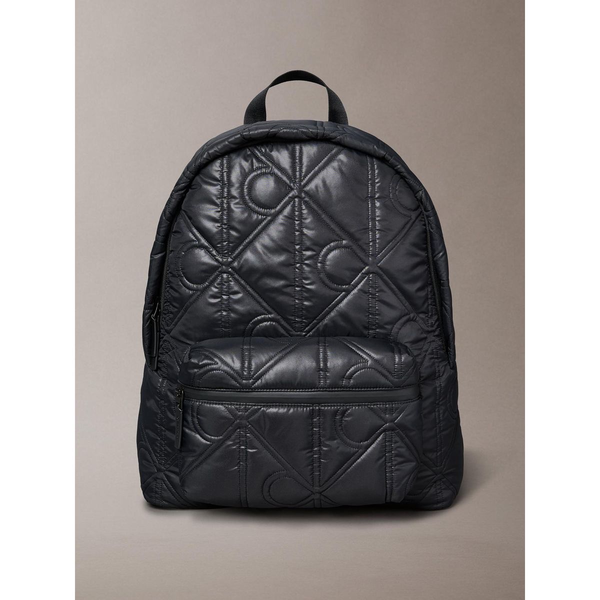 CALVIN KLEIN - Mochila Acolchada con Monograma Integral Negro Calvin Klein