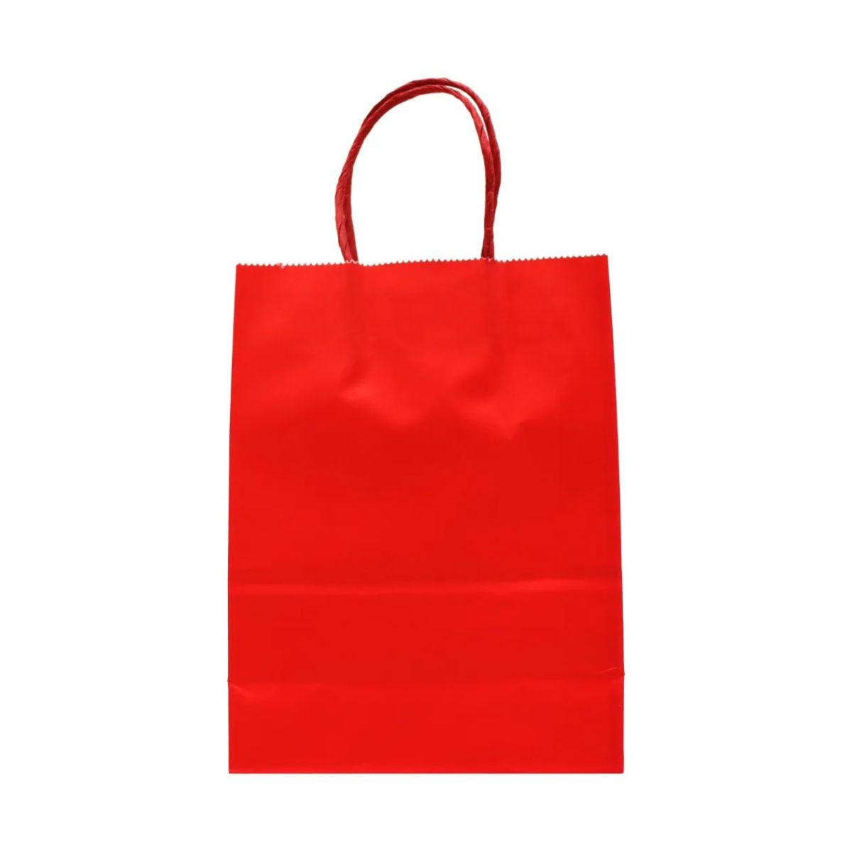 GENERICO - Bolsa Papel Kraft Pack 12 und Rojo Cotillón Regalo