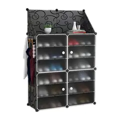 IMPORTCLICK - Estante Zapatero Organizador 2 Filas 6 Pisos 32x85x1,24 CM