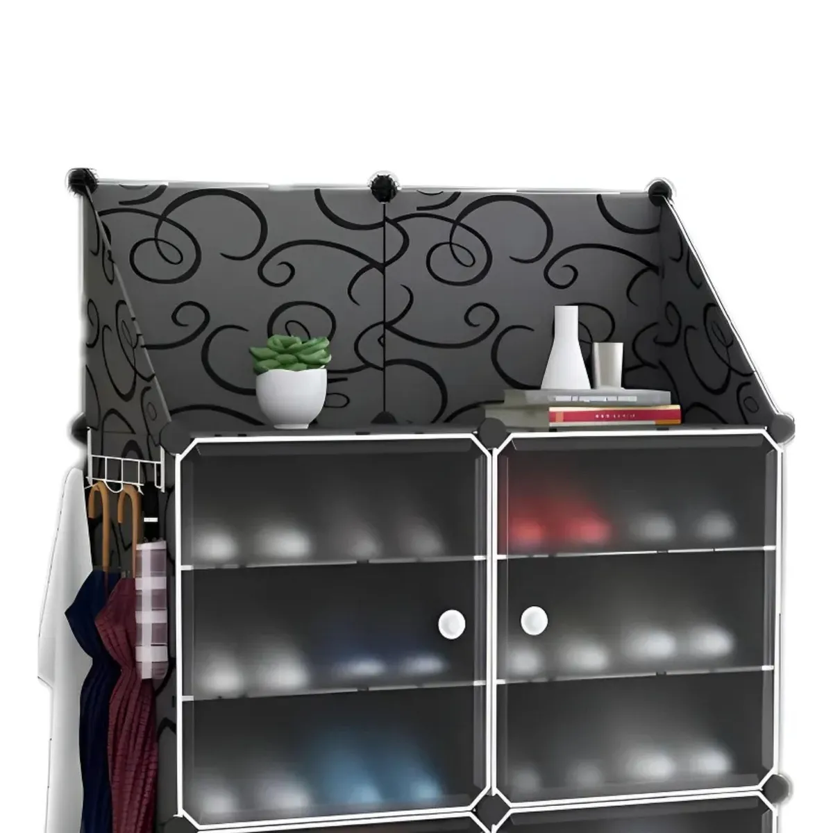 IMPORTCLICK - Estante Zapatero Organizador 2 Filas 6 Pisos 32x85x1,24 CM
