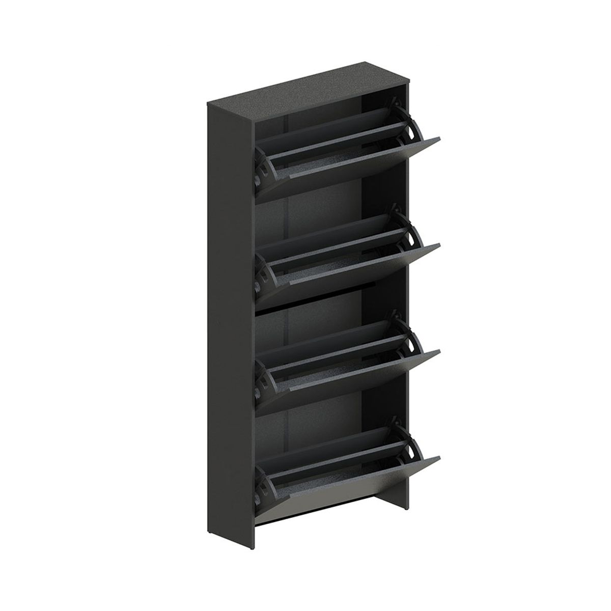 VEKKAHOME - Zapatera Americana 4P Negro