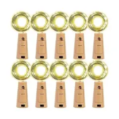 IMPORTCLICK - Pack 10 Luces LED Corcho Hada Luz Calida 2 MTS