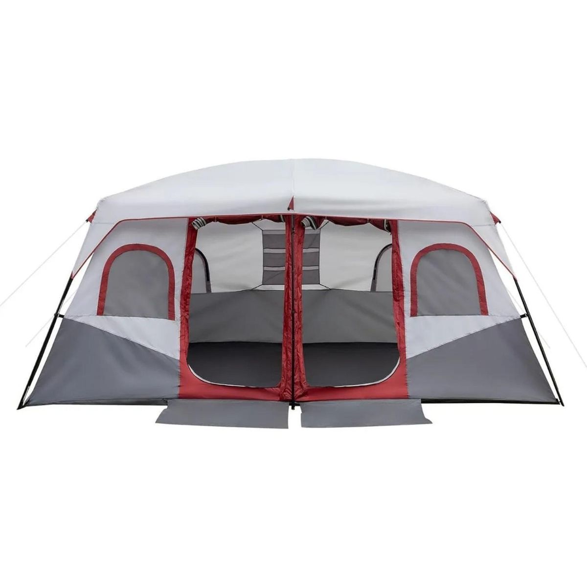 IMPORTCLICK - Carpa 10 Personas Canadiense Toldo Ventana 1,8x3x3 MTS Rojo