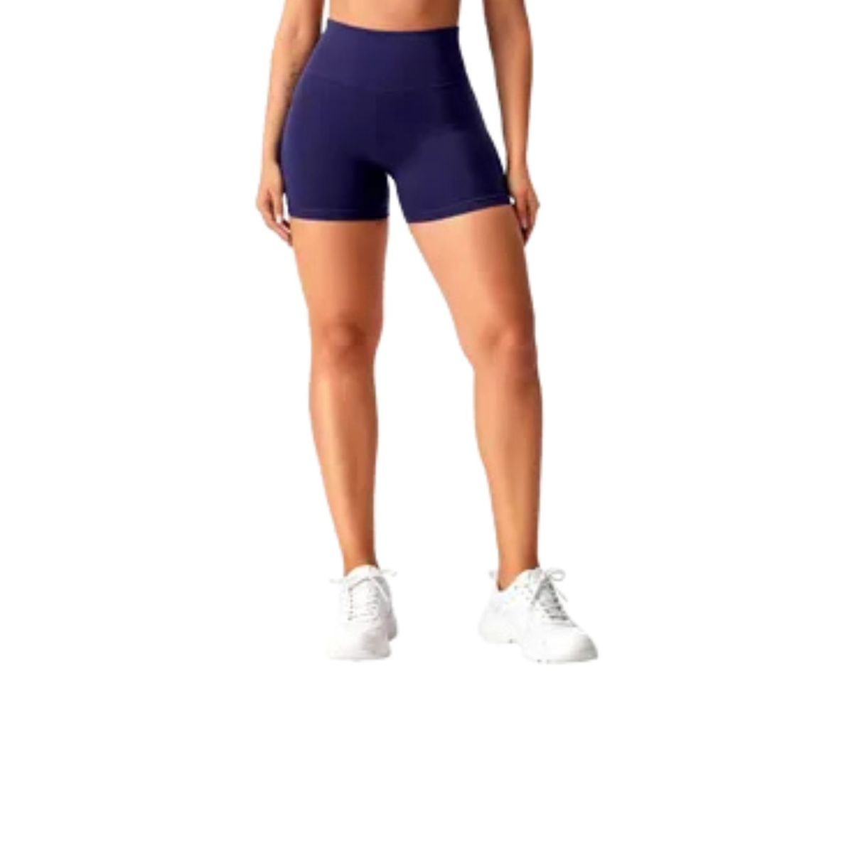 LOOK SHOP - Short Algodón Corto. Tipo Calza, Mujer. Gym. Colegio 485
