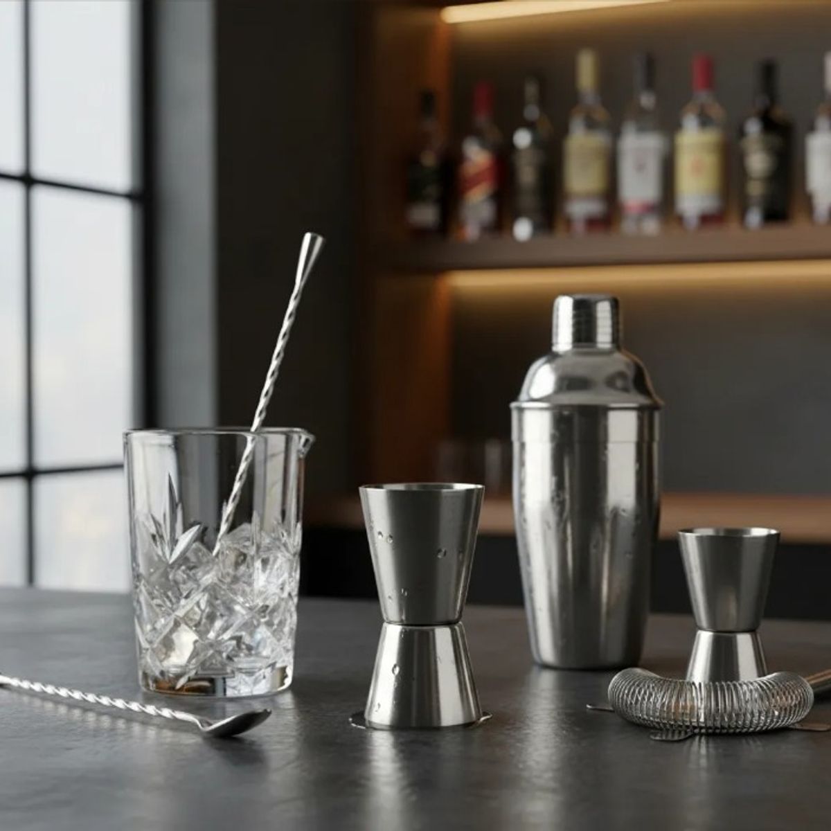 EN VARA'S MEATS & GRILL - Jigger Dosificador Profesional Bar 20 / 40 ML En Varas Grill