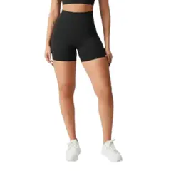 LOOK SHOP - Short Algodón Corto. Tipo Calza, Mujer. Gym. Colegio 485