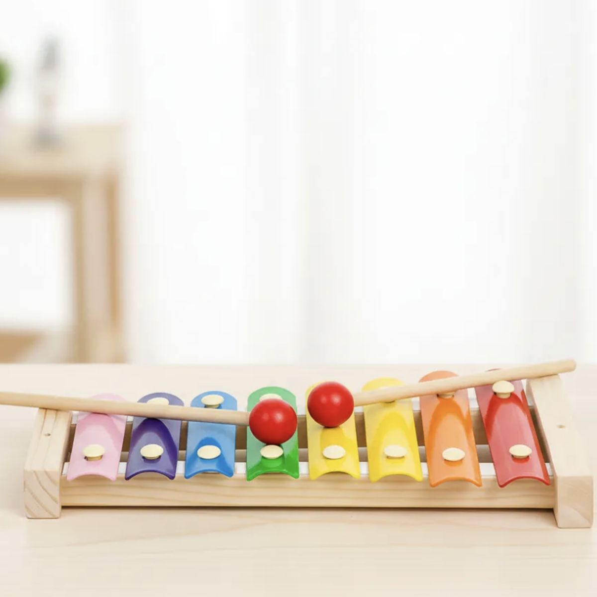 GENERICO - Xilófono De Madera Juguete Bebes Educativo Piano 8 Notas