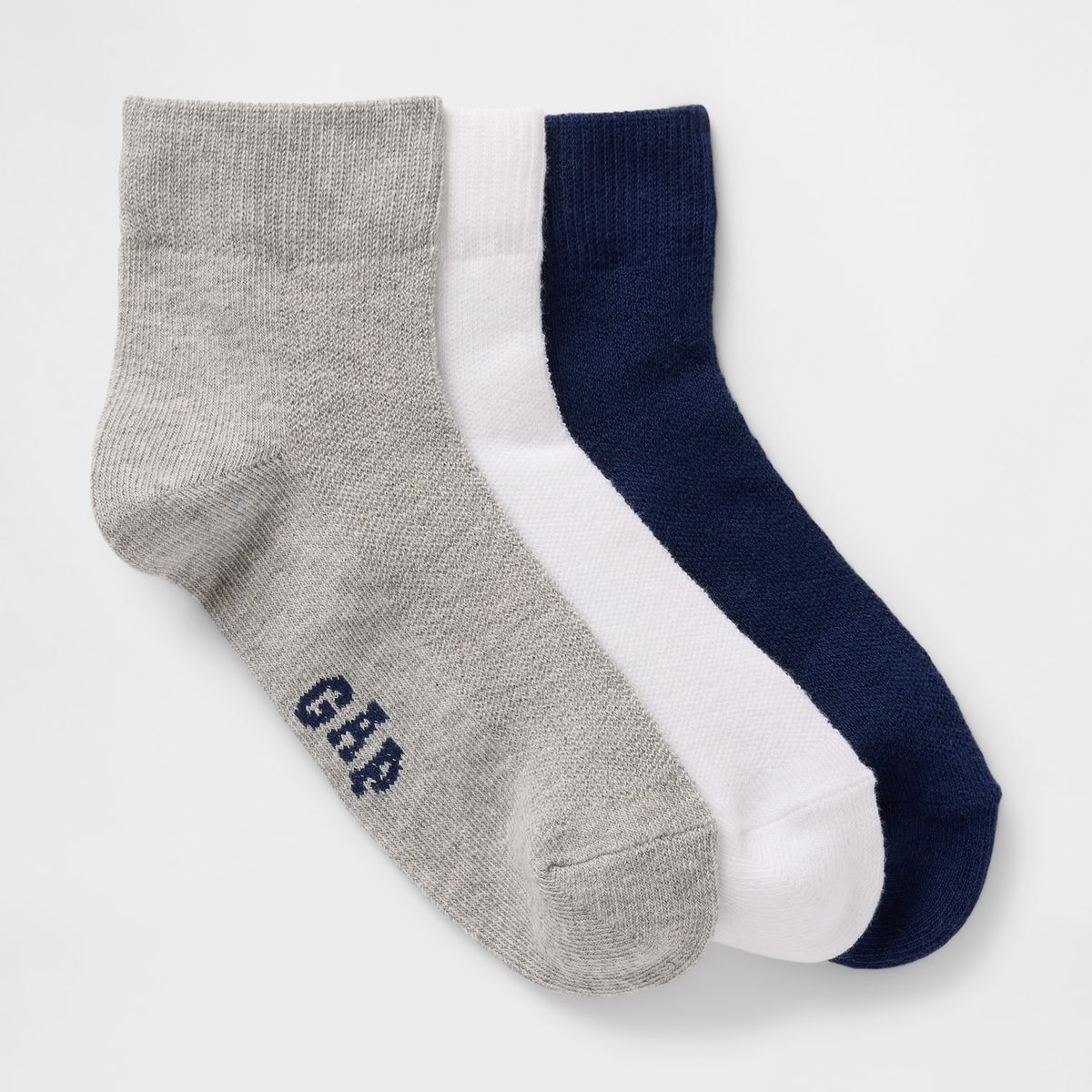 GAP - Pack 3 Calcetines Niño Calcetines Logo Marino Azul Gap