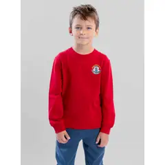 MAUI AND SONS - Polera ML Snow Vibes Rojo Infantil