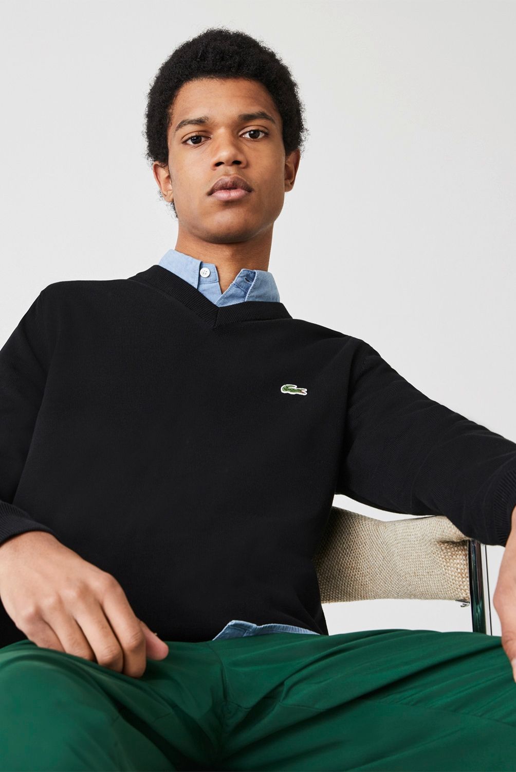 LACOSTE - Sweater De Algodón Hombre
