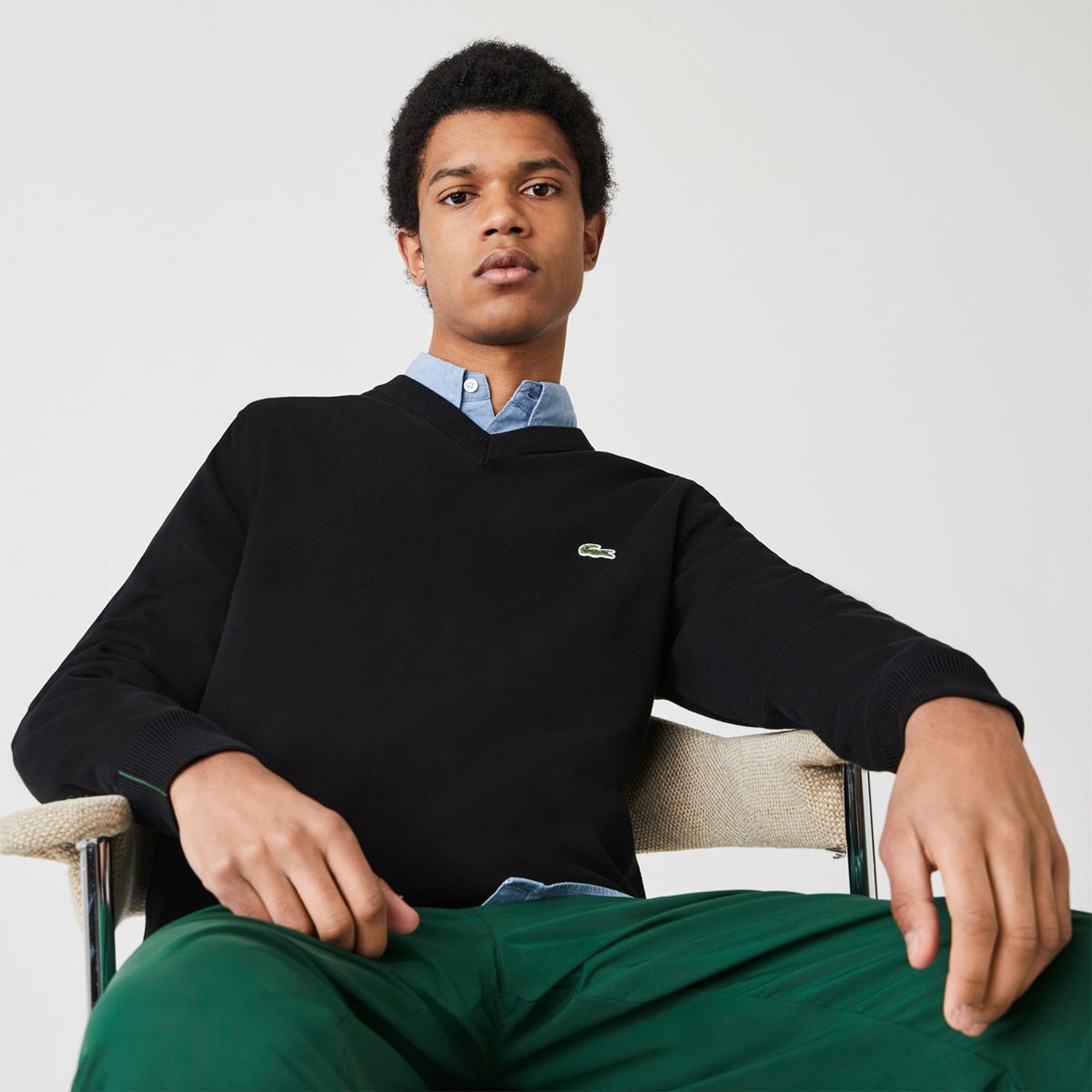 LACOSTE - Sweater De Algodón Hombre