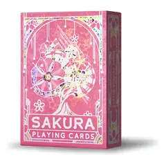 BICYCLE LINE - Baraja Sakura Holográfica Foiled By Tcc Naipe Premium Rosa Inglés