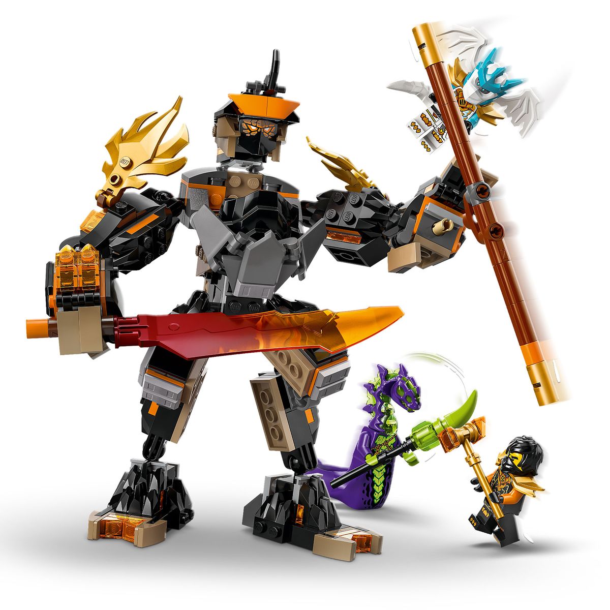 LEGO - LEGO MECH DE MISIÓN DE COLE Y ZANE DRAGÓN NINJAGO 71854