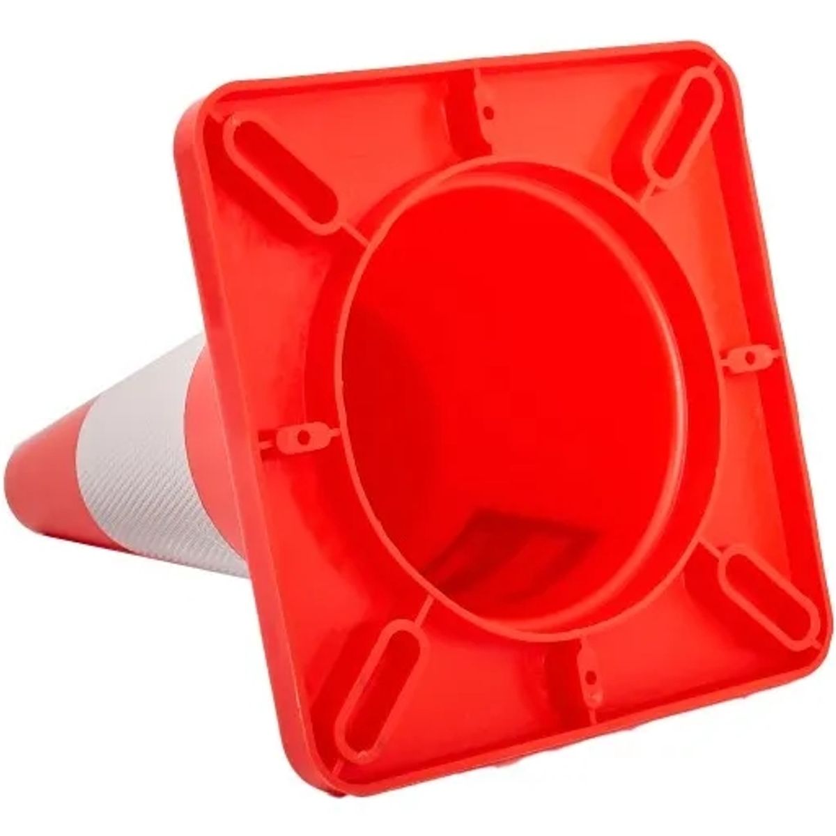GENERICO - Cono Seguridad Vial Pvc 1 Cinta Reflectante 18 45cm Naranja