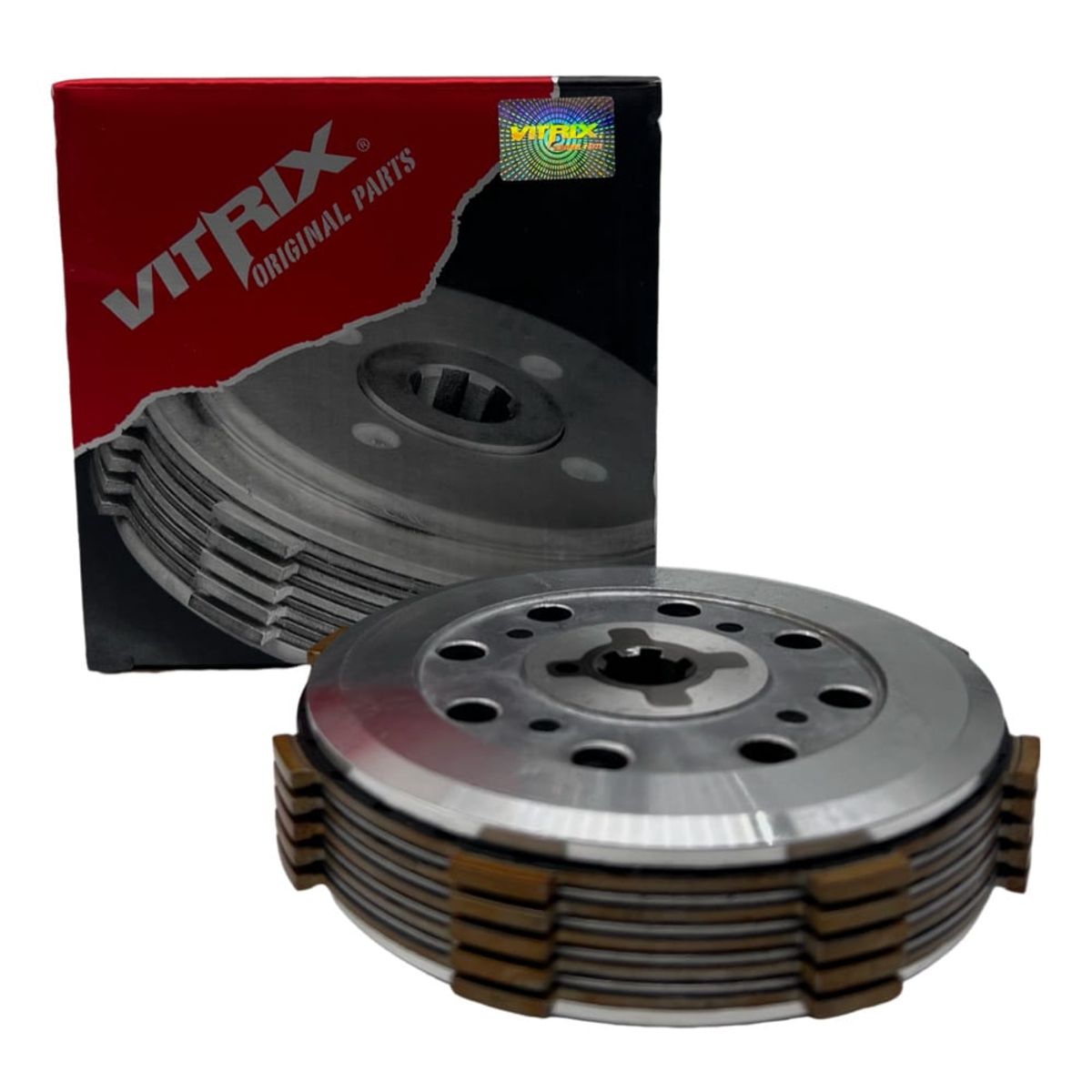 GENERICO - PRENSA EMBRAGUE COMPLETO YBR-125 5 DISCOS VITRIX