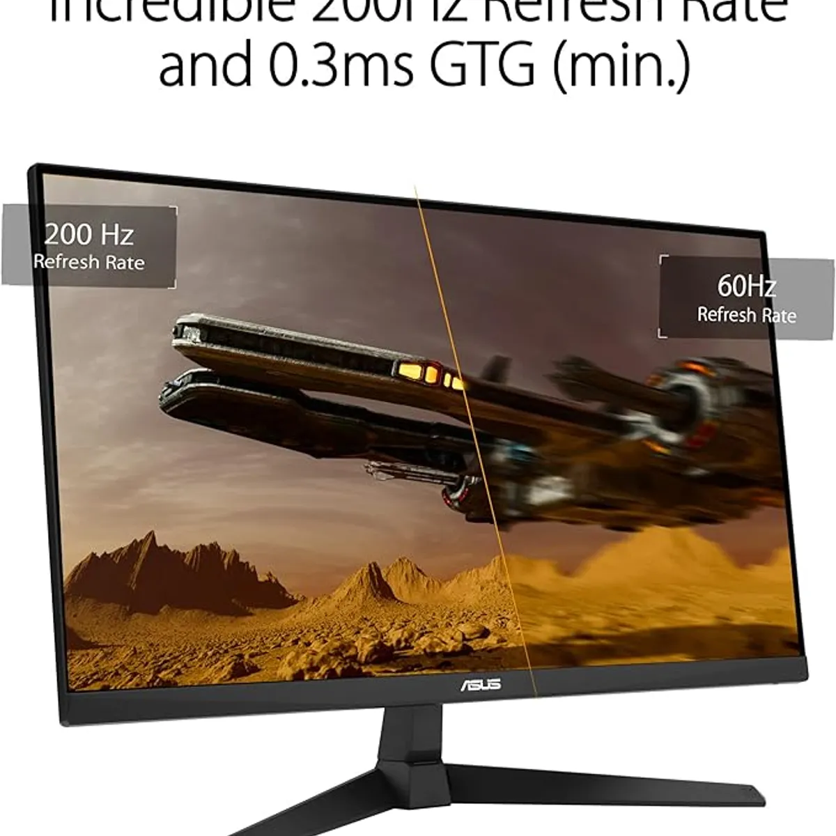 ASUS - Monitor Gamer ASUS TUF Gaming VG259Q5A 245 Full HD Panel IPS 200Hz 03ms G-Sync Compatible
