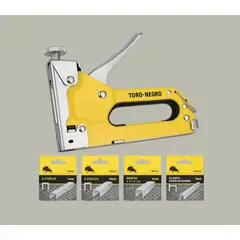TORO - GRAPADORA MANUAL NEGRO + CORCHETES