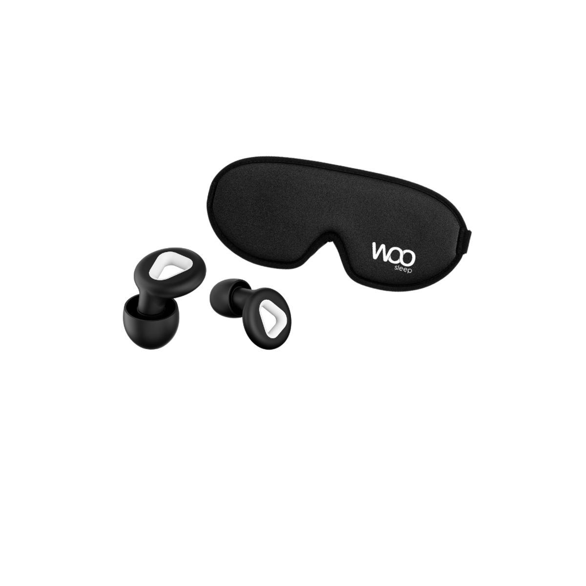WOO EARPLUGS - Pack Sueño Profundo Woo  Antifaz Blackout + Tapones Dormir