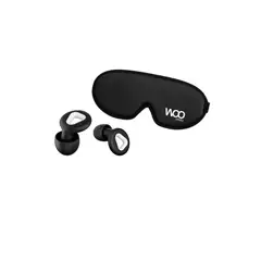 WOO EARPLUGS - Pack Sueño Profundo Woo Antifaz Blackout + Tapones Dormir