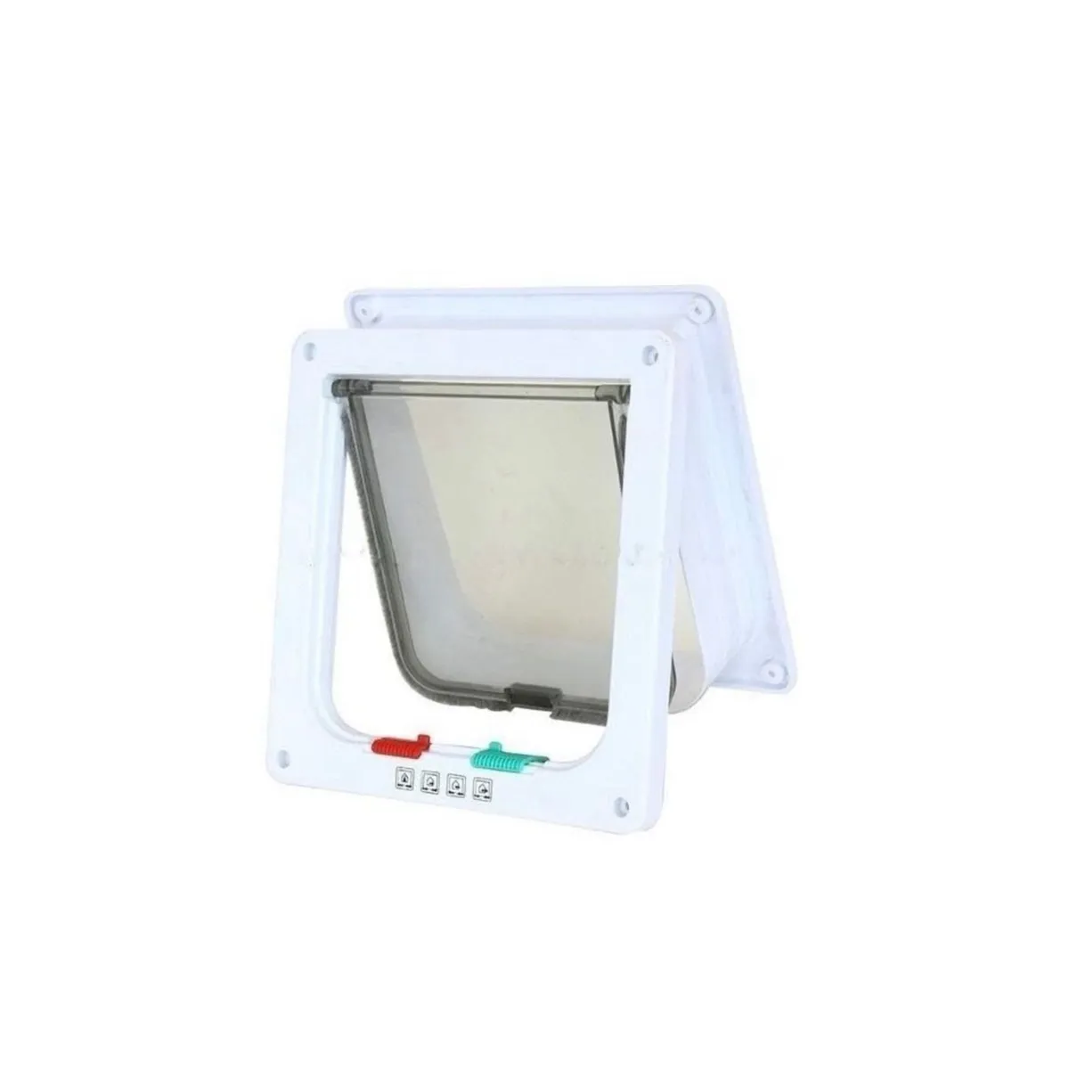 GENERICO - Puerta Exterior Mediana Para Perro Gato Mascota Talla s