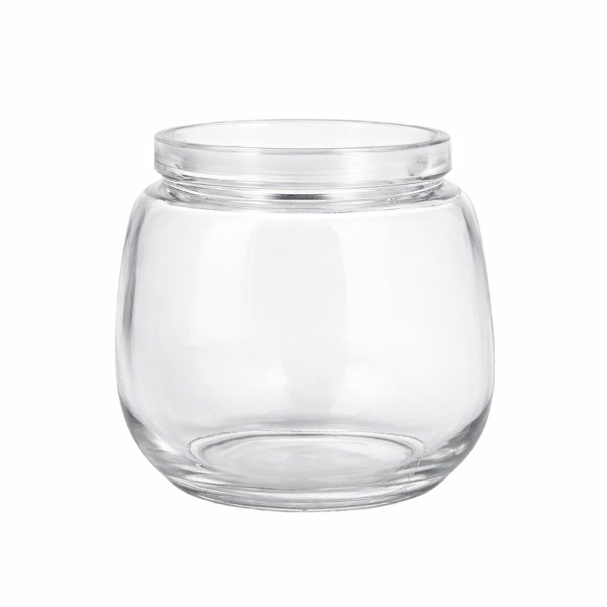 IMAHE - Pack De 6 Frasco De Vidrio 200Cc Tapa Hermética Plastica