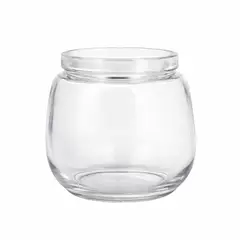 IMAHE - Pack De 6 Frasco De Vidrio 125 Cc Tapa Hermética Plastica