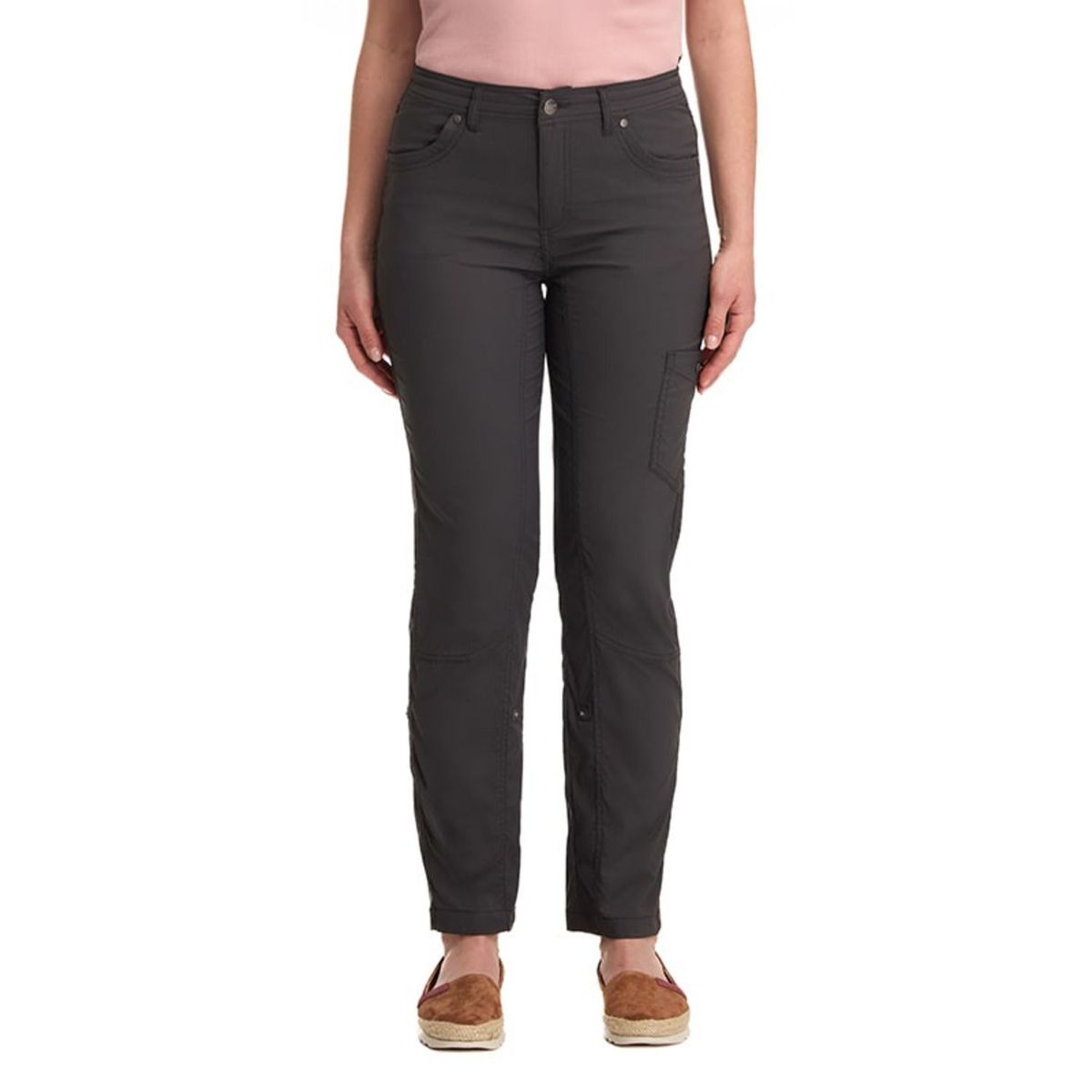PANAMA JACK - Pantalón Mujer ajustable Casual Gris Panama Jack