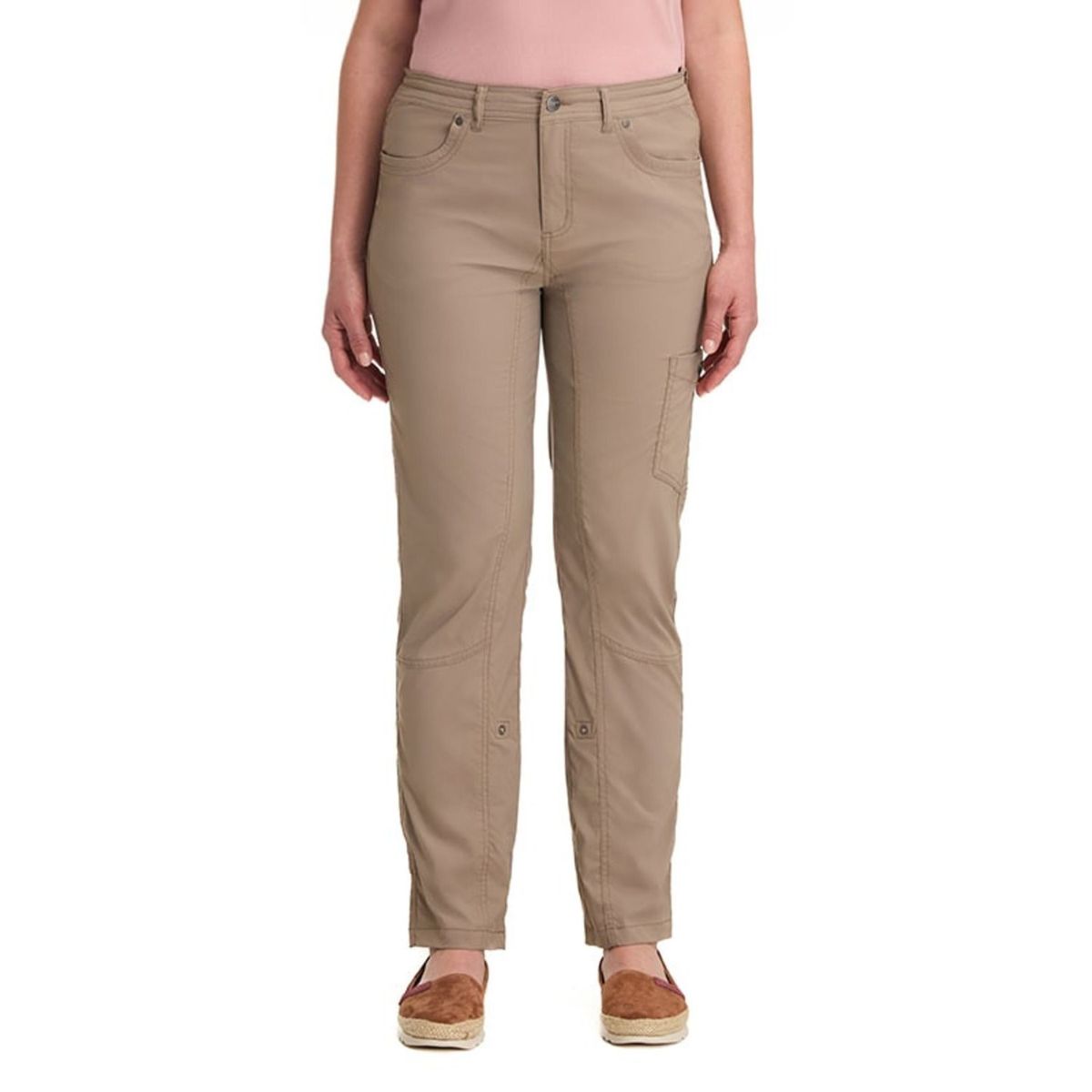 PANAMA JACK - Pantalón Mujer ajustable Casual Beige Panama Jack