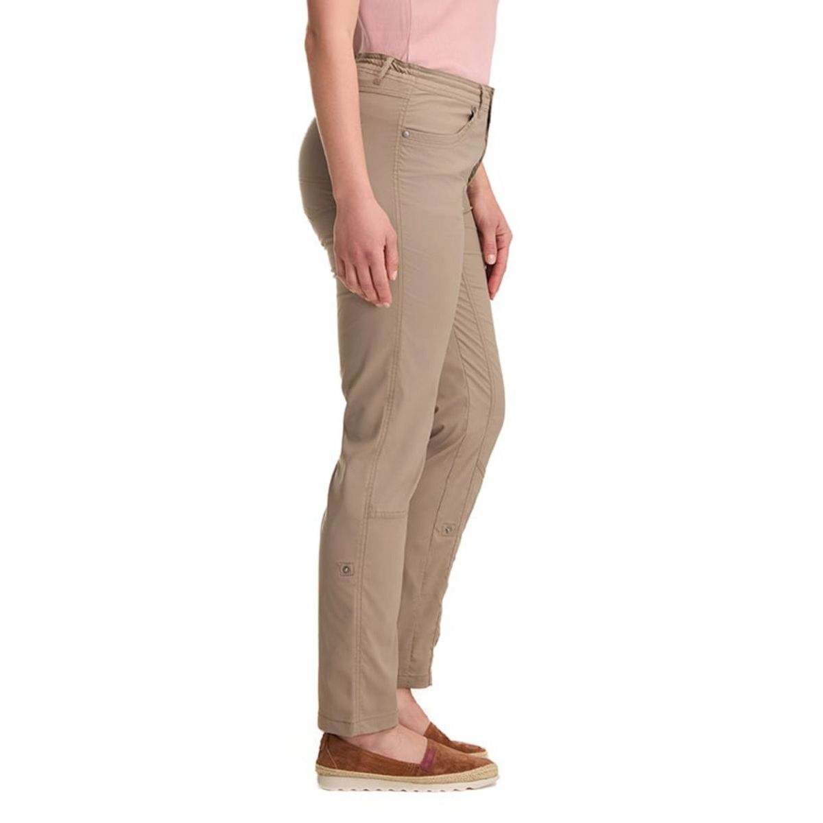PANAMA JACK - Pantalón Mujer ajustable Casual Beige Panama Jack