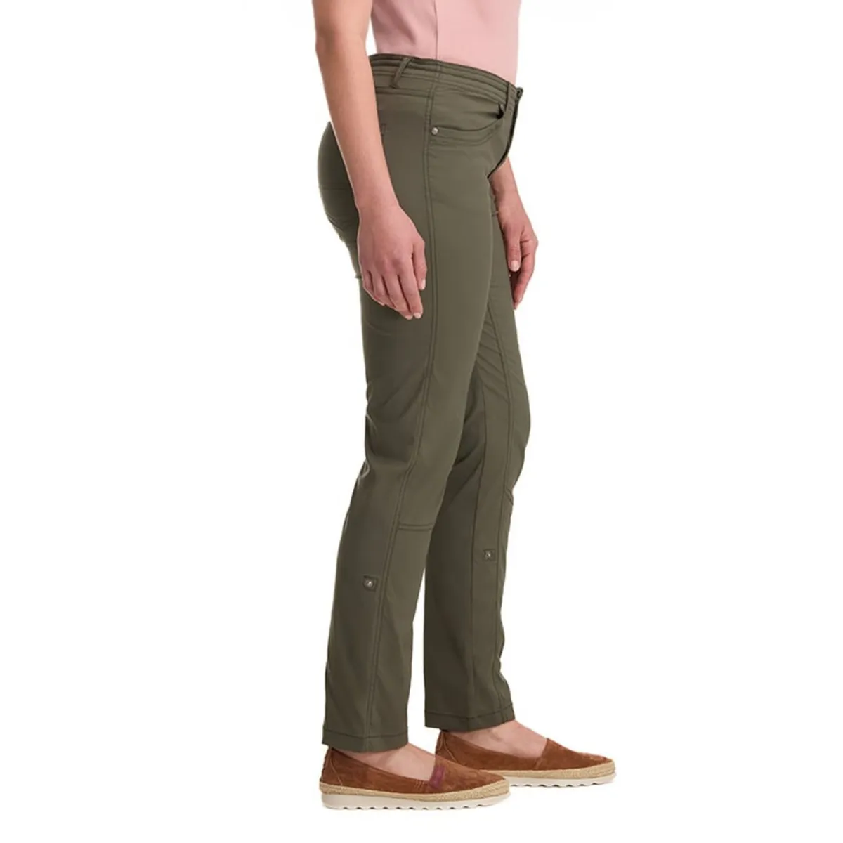 PANAMA JACK - Pantalón Mujer ajustable Casual Verde Panama Jack