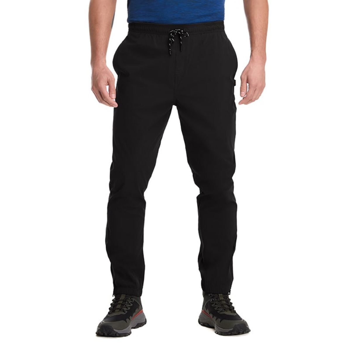 PJACK - Pantalón Hombre Deportivo Negro Pjack
