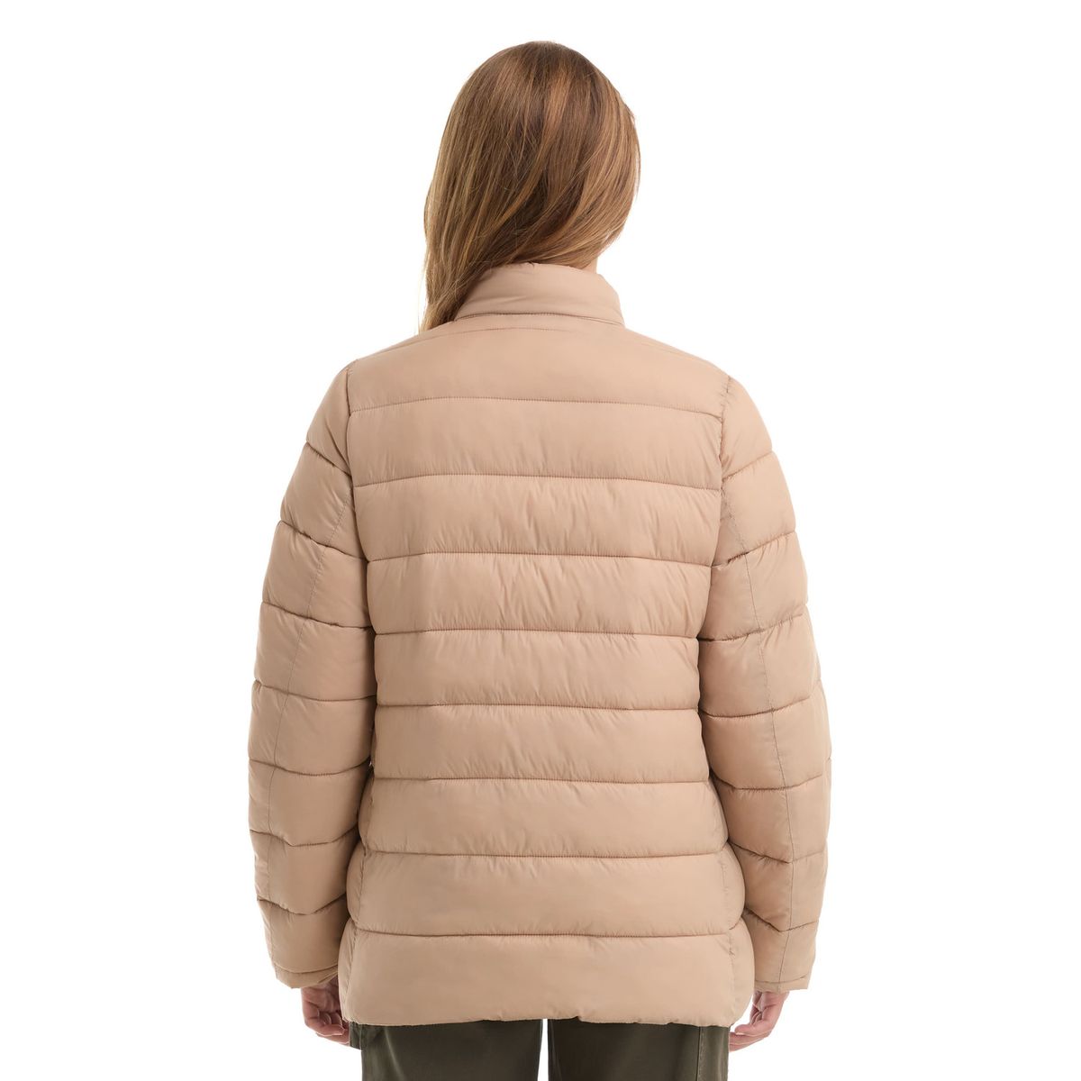 PANAMA JACK - Parka Mujer Liviana Casual Beige Panama Jack