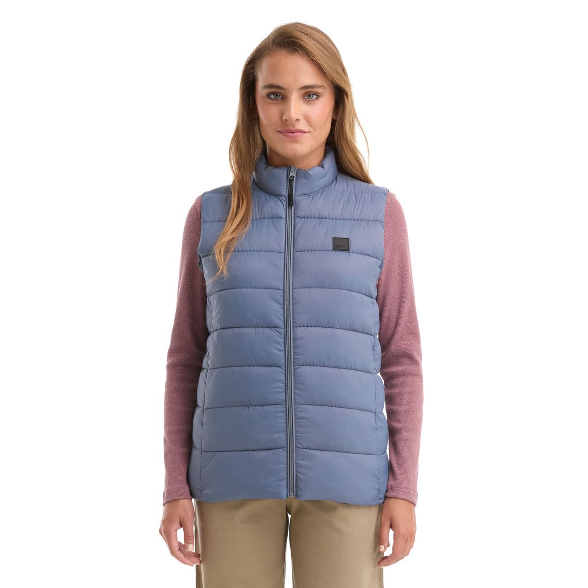 PANAMA JACK - Parka Mujer Sin Manga Liviana Celeste Panama Jack