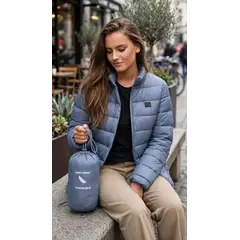PANAMA JACK - Parka Mujer Liviana Celeste