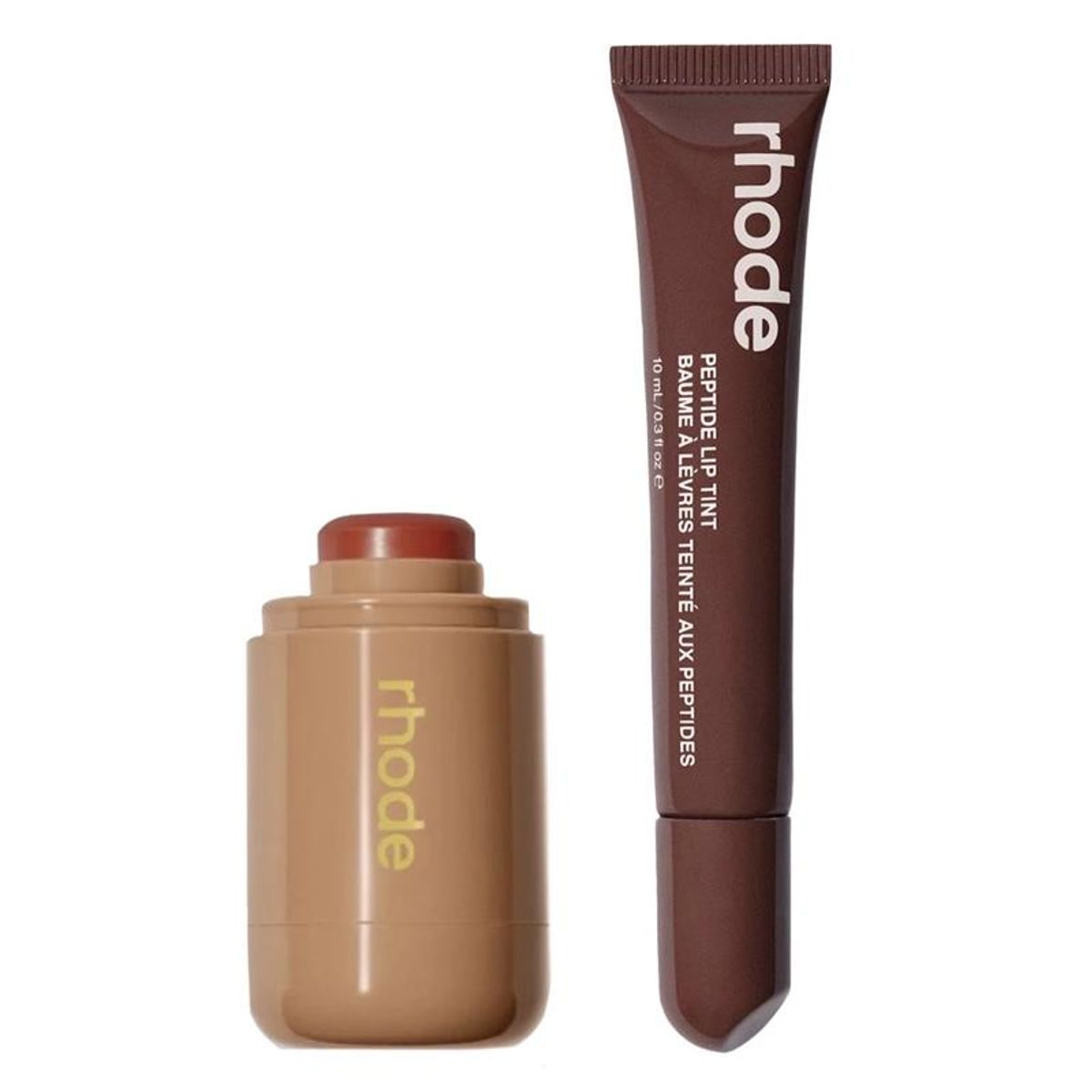 RHODE - Pack Pocket Blush Sun Soak + Peptide Lip Tint Espresso - Rhode