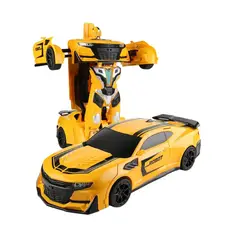 GENERICO - Vehiculo 2 En 1 Auto En Robot Luz Y Musica