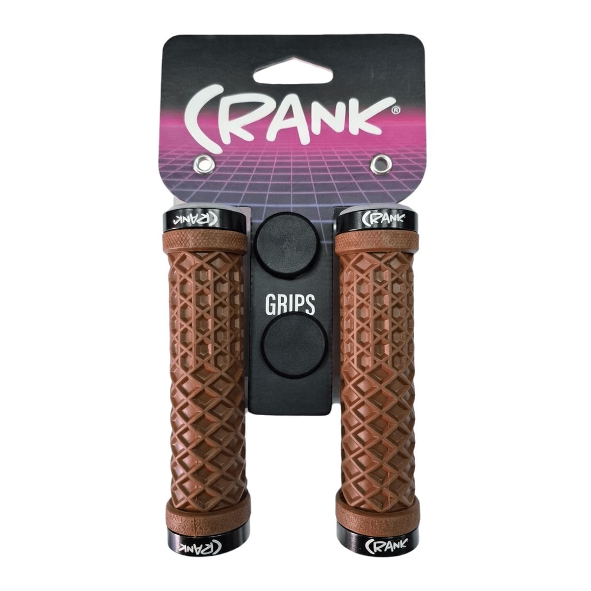 CRANK - PUÑO CRANK LOCK ON 130MM BROWN